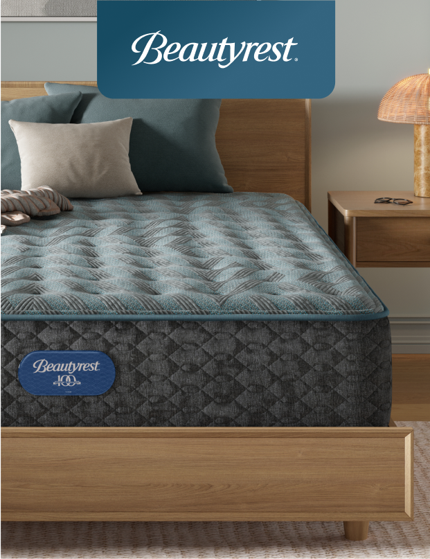 Beautyrest mattress in modern bedroom setting