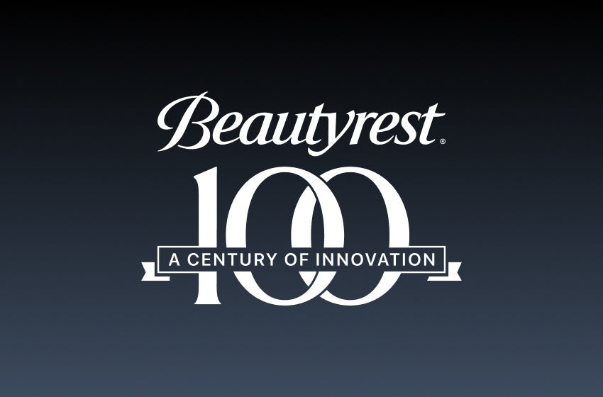 Beautyrest 100 Years Innovation Logo Design