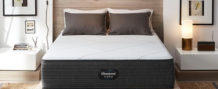 Modern bedroom with premium mattress