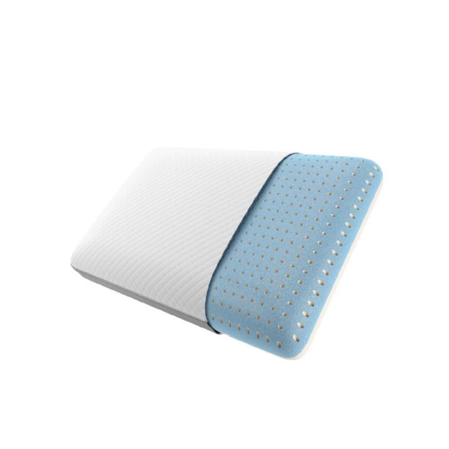 Memory foam pillow with breathable design