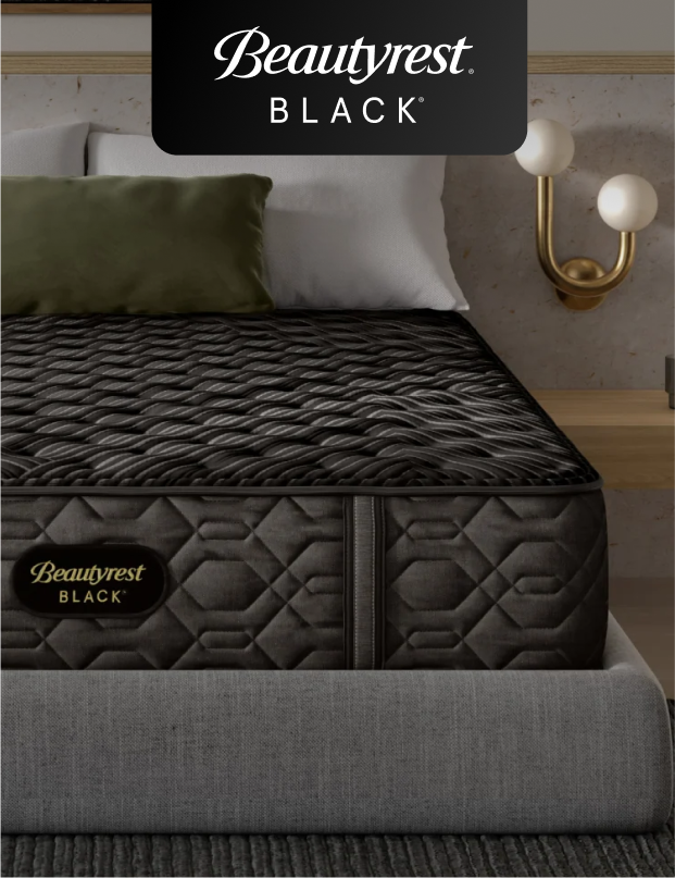 Beautyrest Black mattress in modern bedroom