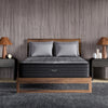 The Beautyrest Black grand b-class extra medium mattress in a bedroom || series: grand b-class || feel: medium