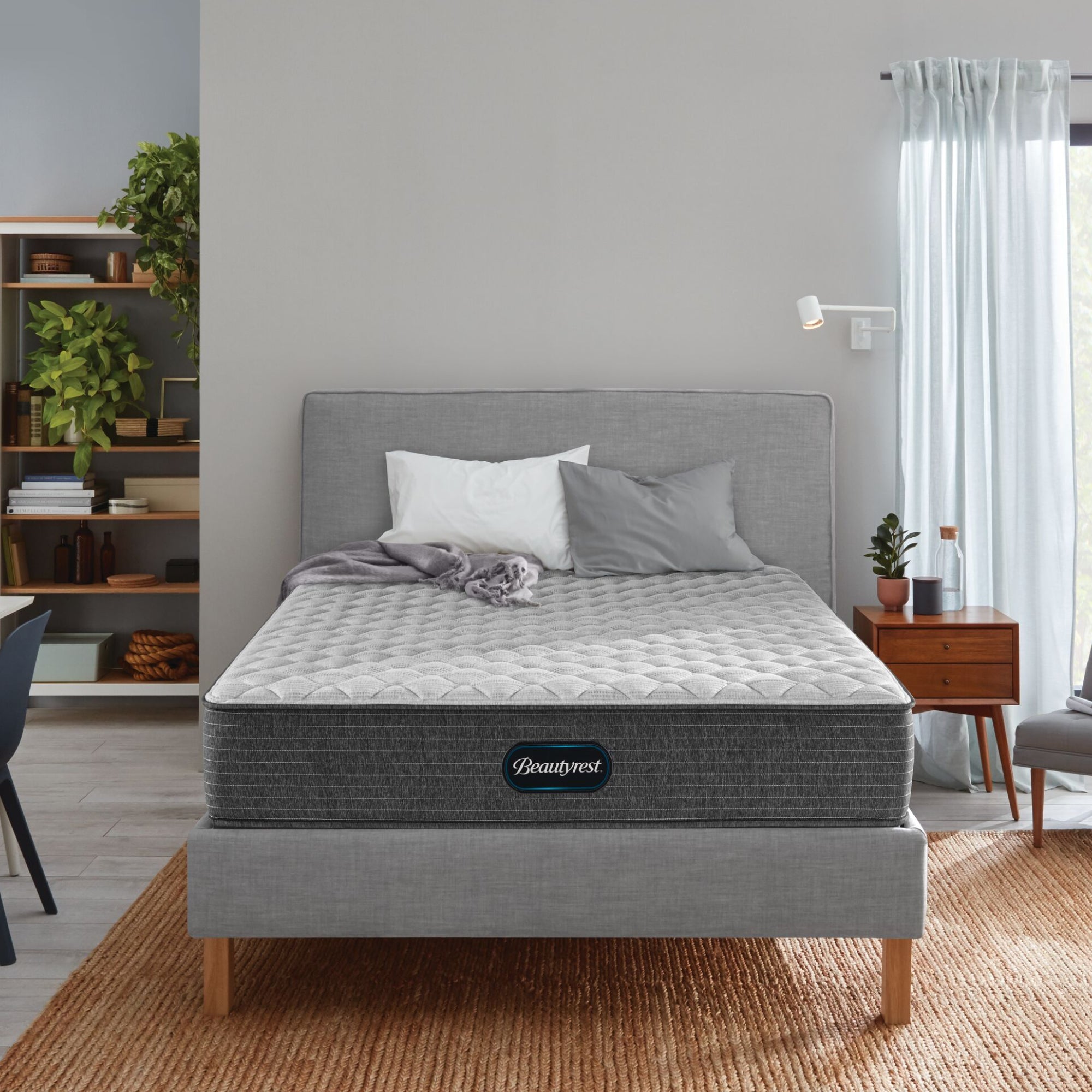 The Beautyrest Select mattress in a bedroom || feel: Firm