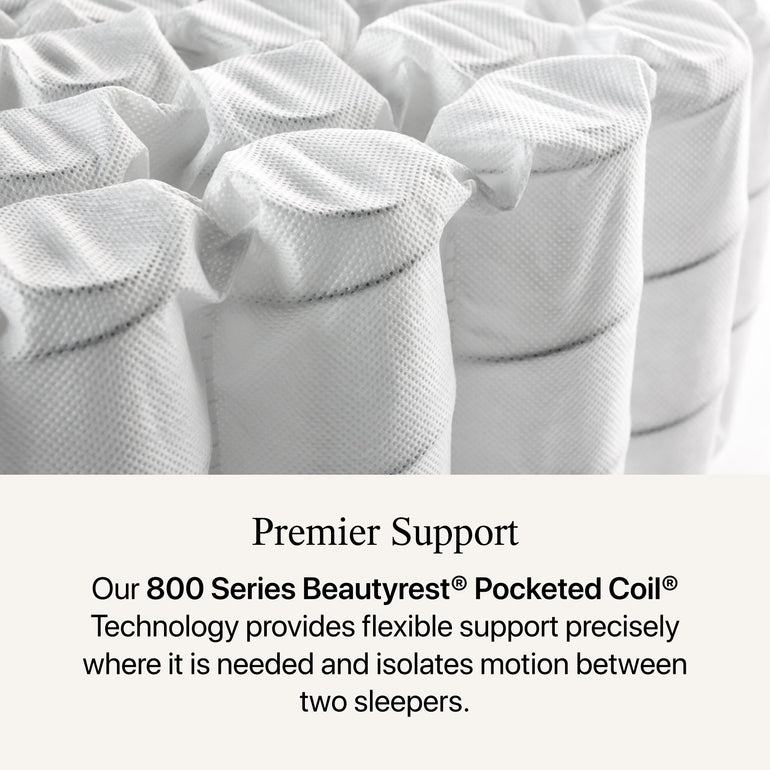 View of coils used on the Beautyrest Select mattress ||feel: Medium