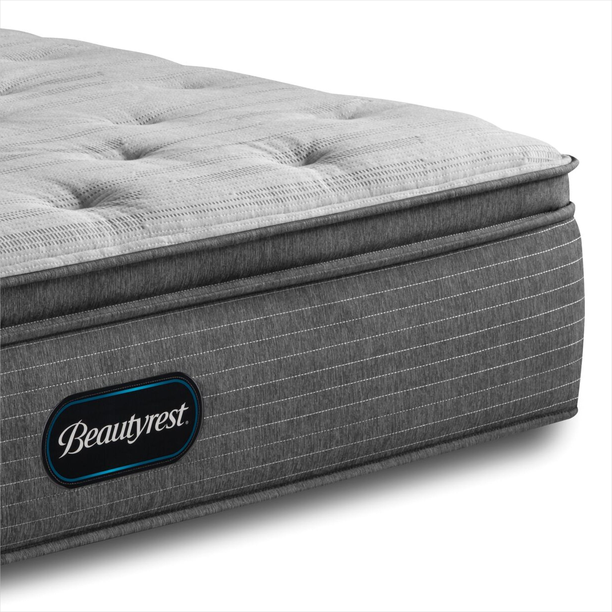Corner view of the Beautyrest Select mattress ||feel: Plush Pillow Top