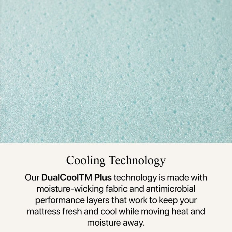 Close-up view of the cooling technology in the Beautyrest Select mattress ||feel: Plush Pillow Top