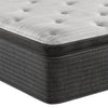 Corner view of the Beautyrest Silver BRS900 Plush Pillow Top mattress