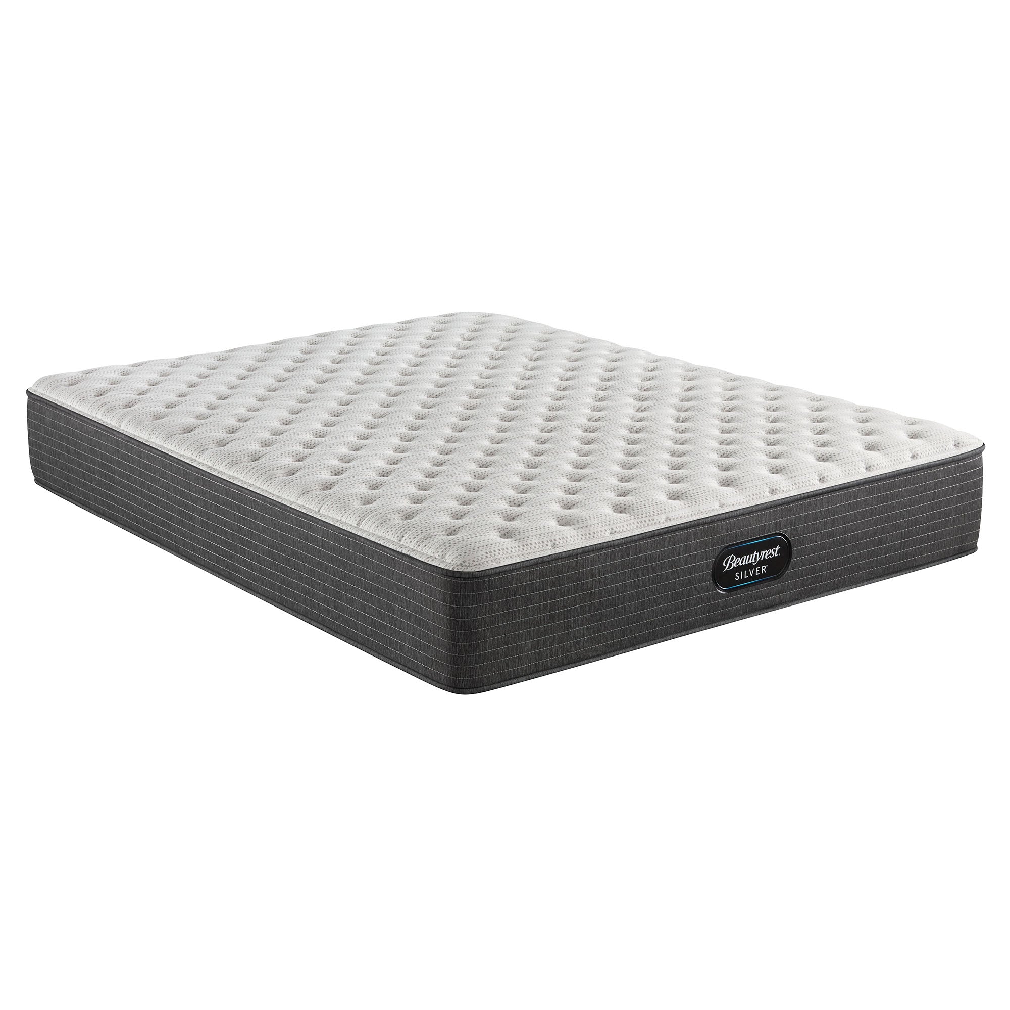 The Beautyrest Silver BRS900 Extra Firm mattress alone on a white background