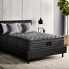 The Beautyrest Black l-class mattress in a bedroom on a black bed||series: enhanced l-class || feel: firm