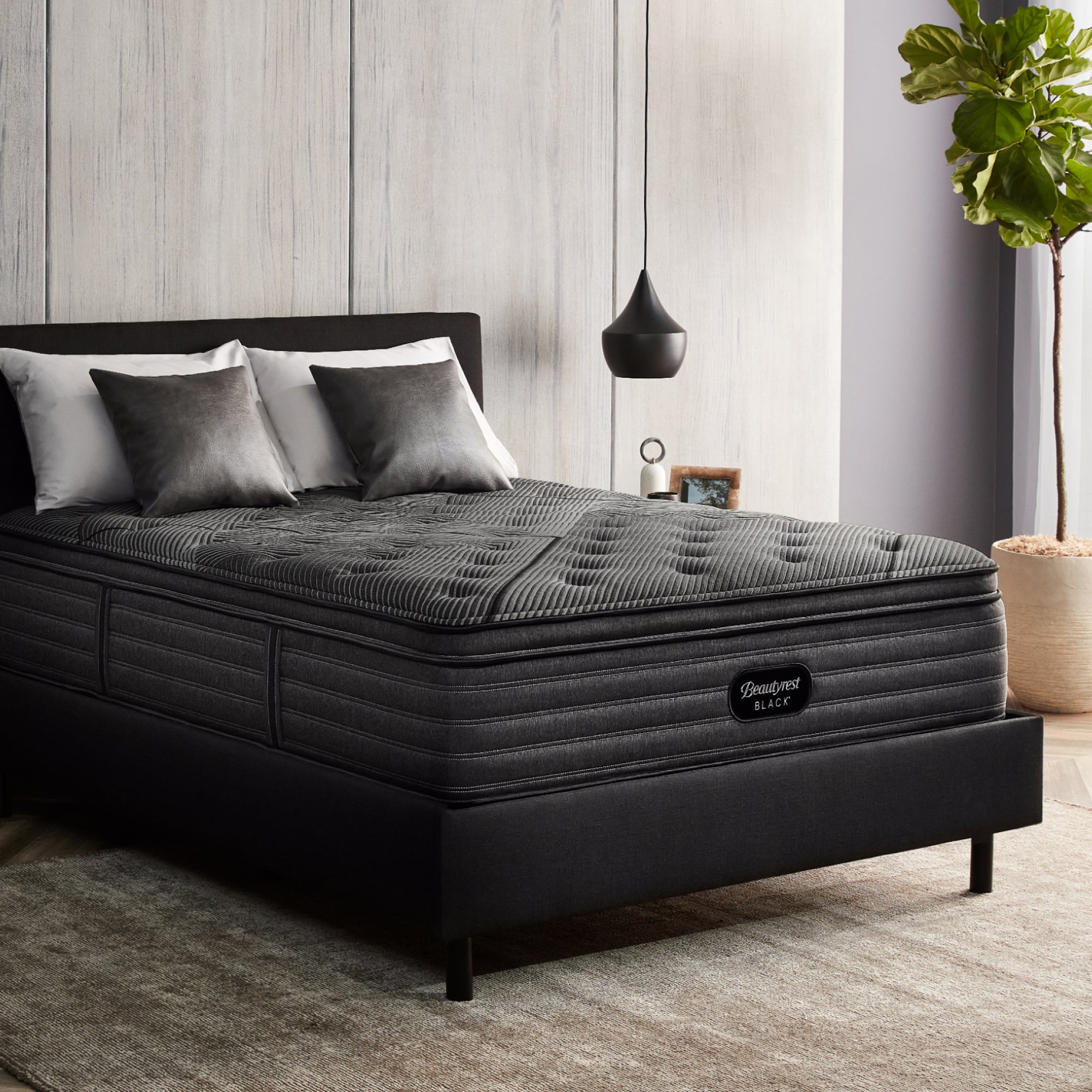 The Beautyrest Black l-class mattress||series: enhanced l-class || feel: medium pillow top