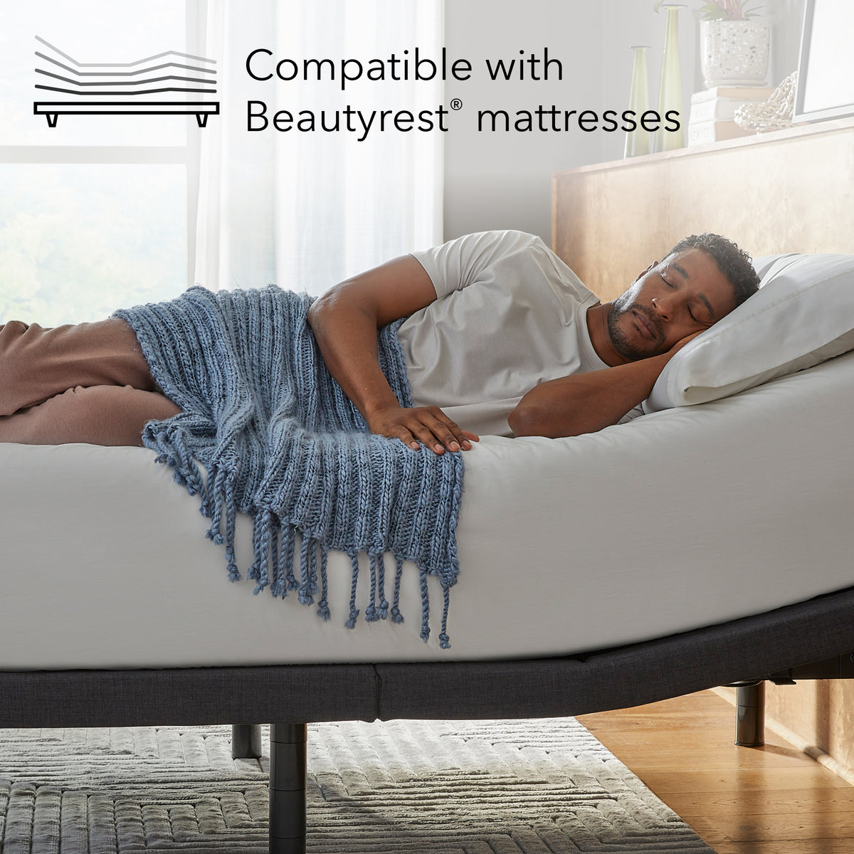 Baselogic Platinum Adjustable Bed Frame Base by Beautyrest