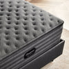 Corner view of the Beautyrest Black grand b-class mattress|| series: grand b-class || feel: extra firm
