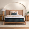 The Beautyrest Harmony medium pillow top mattress in a bedroom on a wooden bed || series: Premier Beachfront Bay || feel: medium pillow top