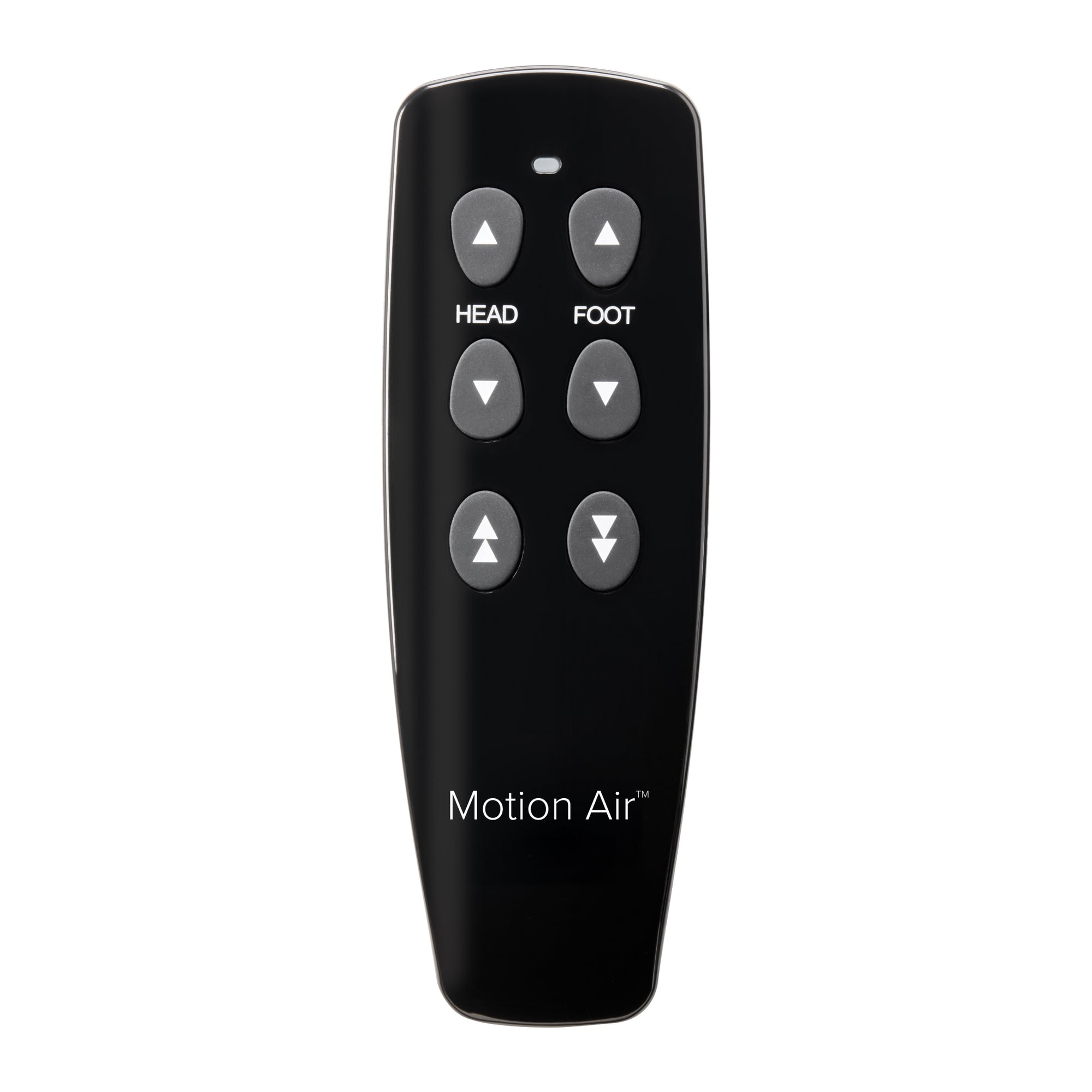 Cloes-up view of the remote control for the Beautyrest Motion Air adjustable base