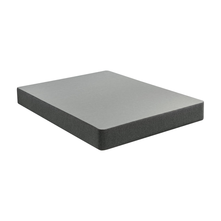 The Beautyrest flat foundation mattress alone on a white background