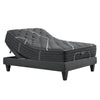 The Beautyrest Black Luxury Base with a mattress on top, alone on a white background