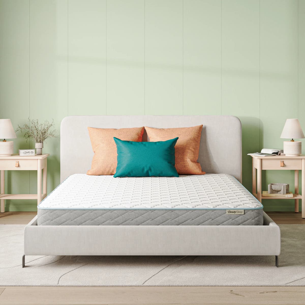 BeautySleep Soothing Nights 7” Firm Quilted Hybrid Mattress In A Box