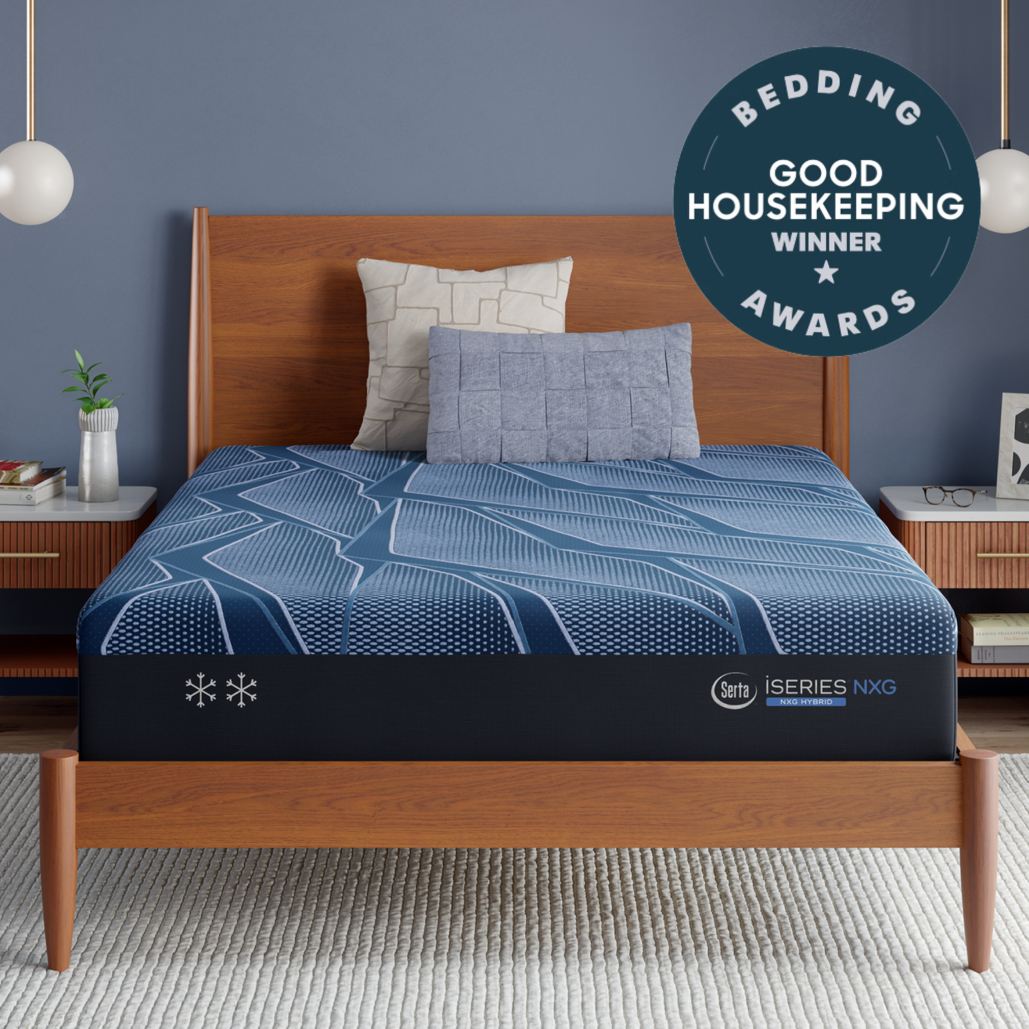未開封　¥39900 EXBLUE スプリングマットレス 160x195cm Serta® iSeries® NXG™ Mattress - 2500 Hybrid