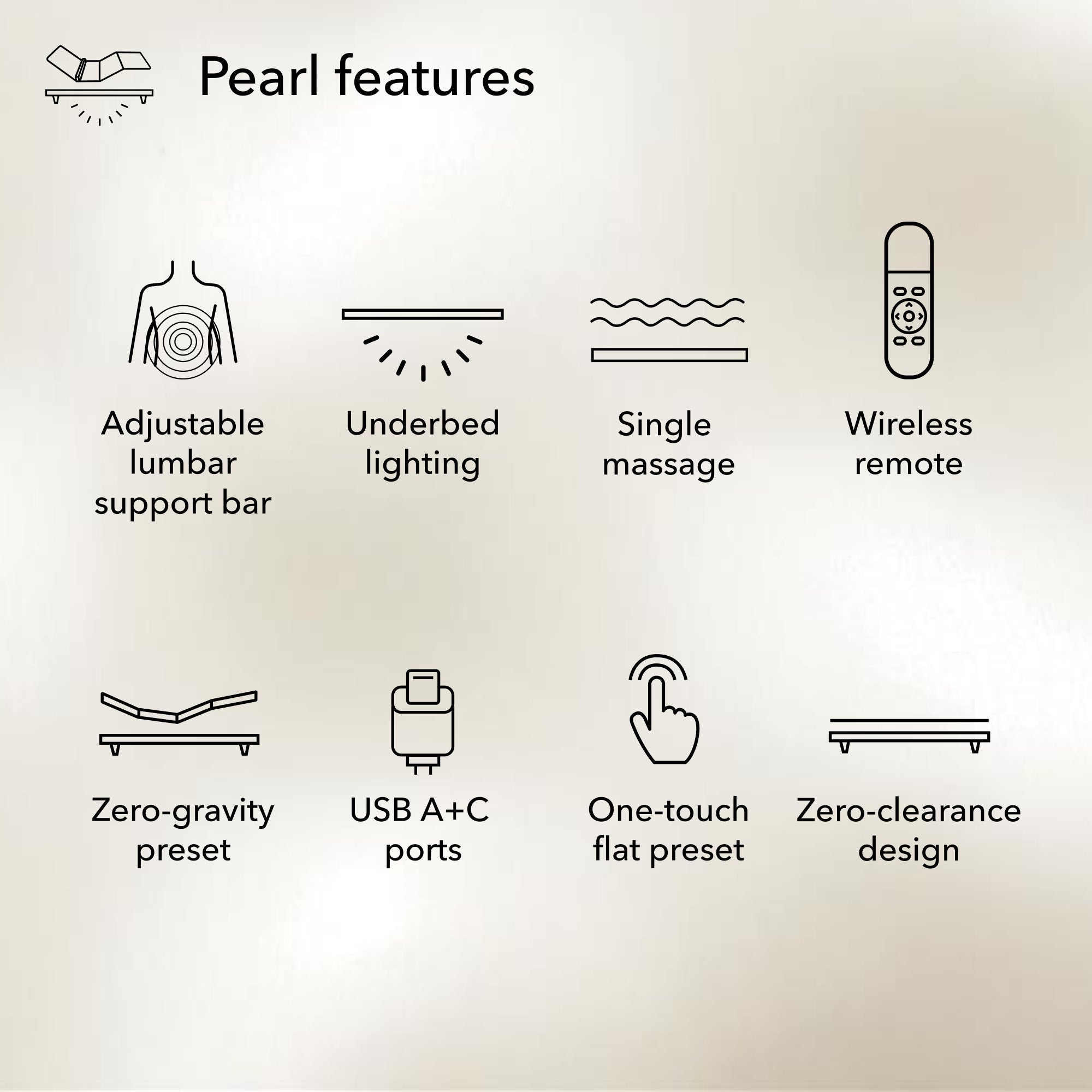 baselogic™ Pearl Adjustable Base