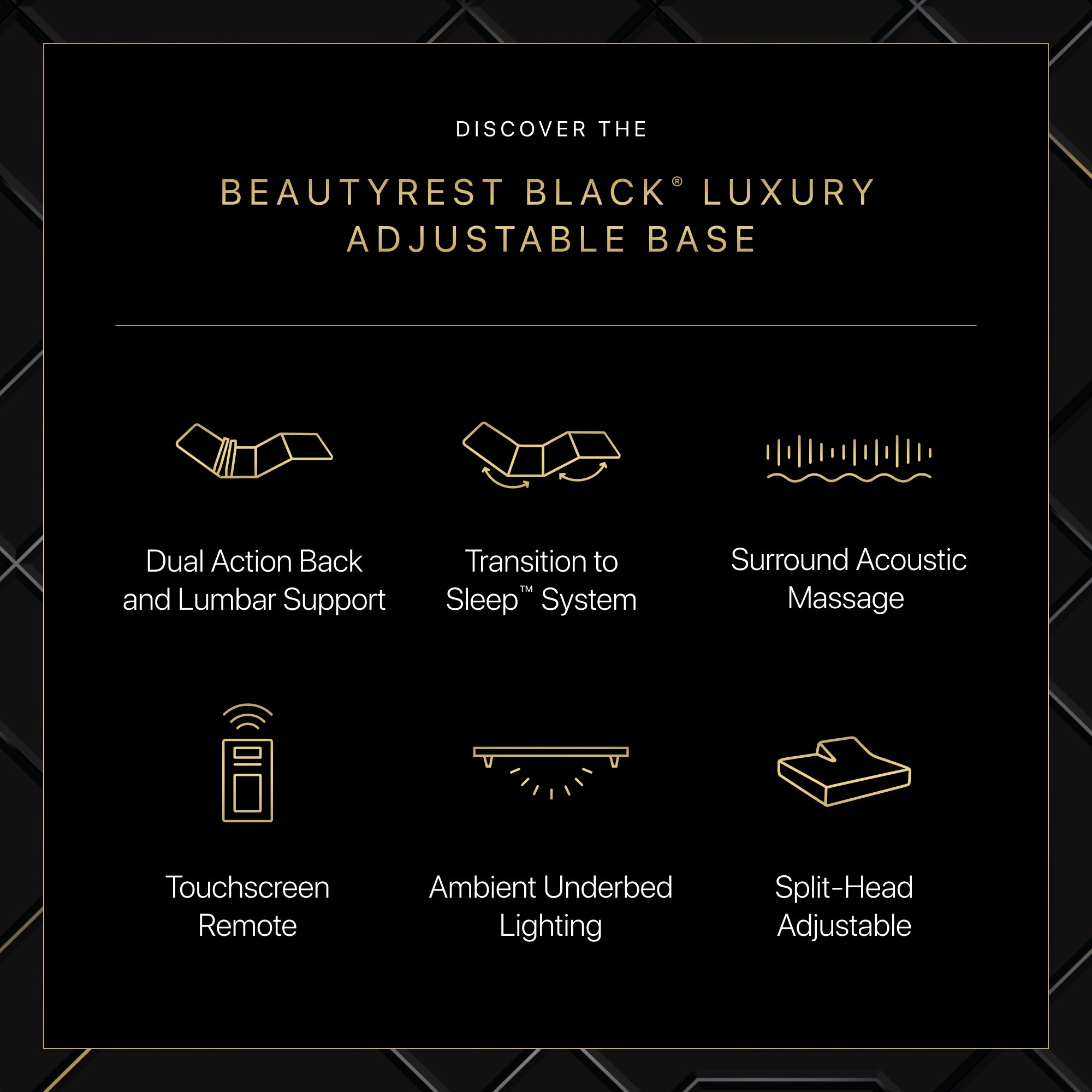 Beautyrest Black® Luxury Adjustable Base